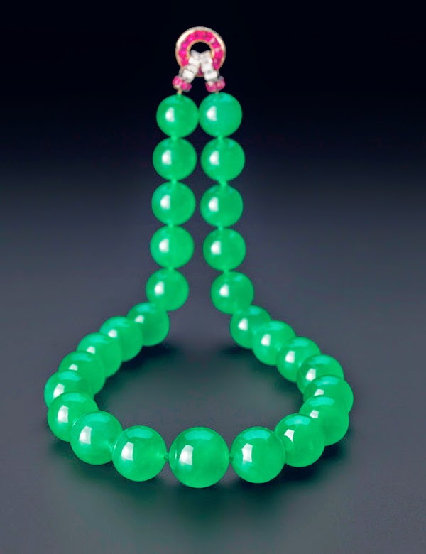 cartier jade necklace